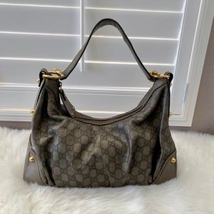 Gucci Guccissima Medium Jockey Hobo